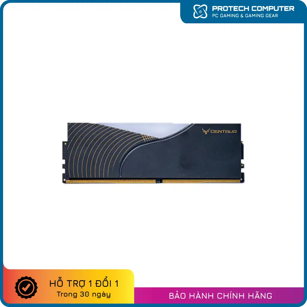 Ram máy tính CENTAUR Ragnarok Pro RGB 16GB DDR4 3200 | Đen
